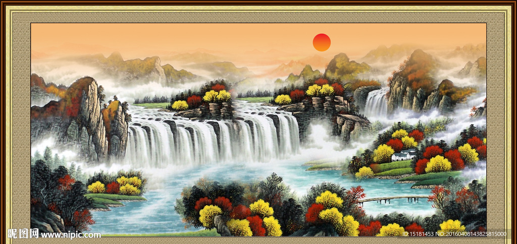 山水国画