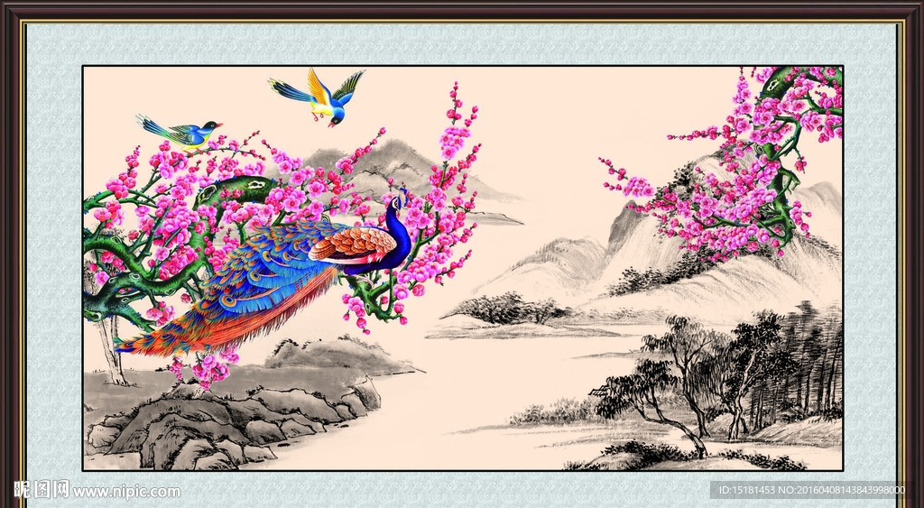 国画梅花