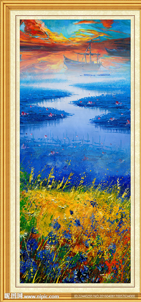 抽象油画