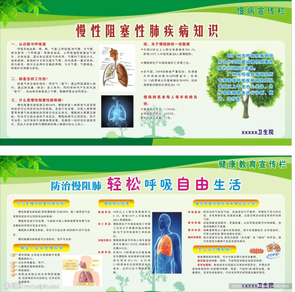 慢阻肺宣传栏