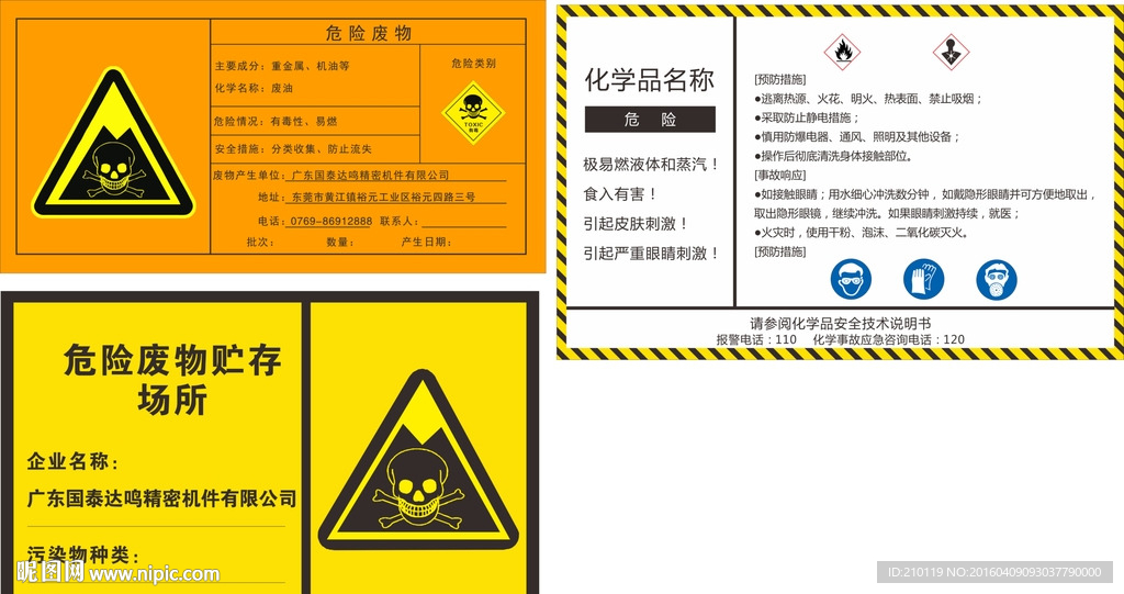 危险物标示