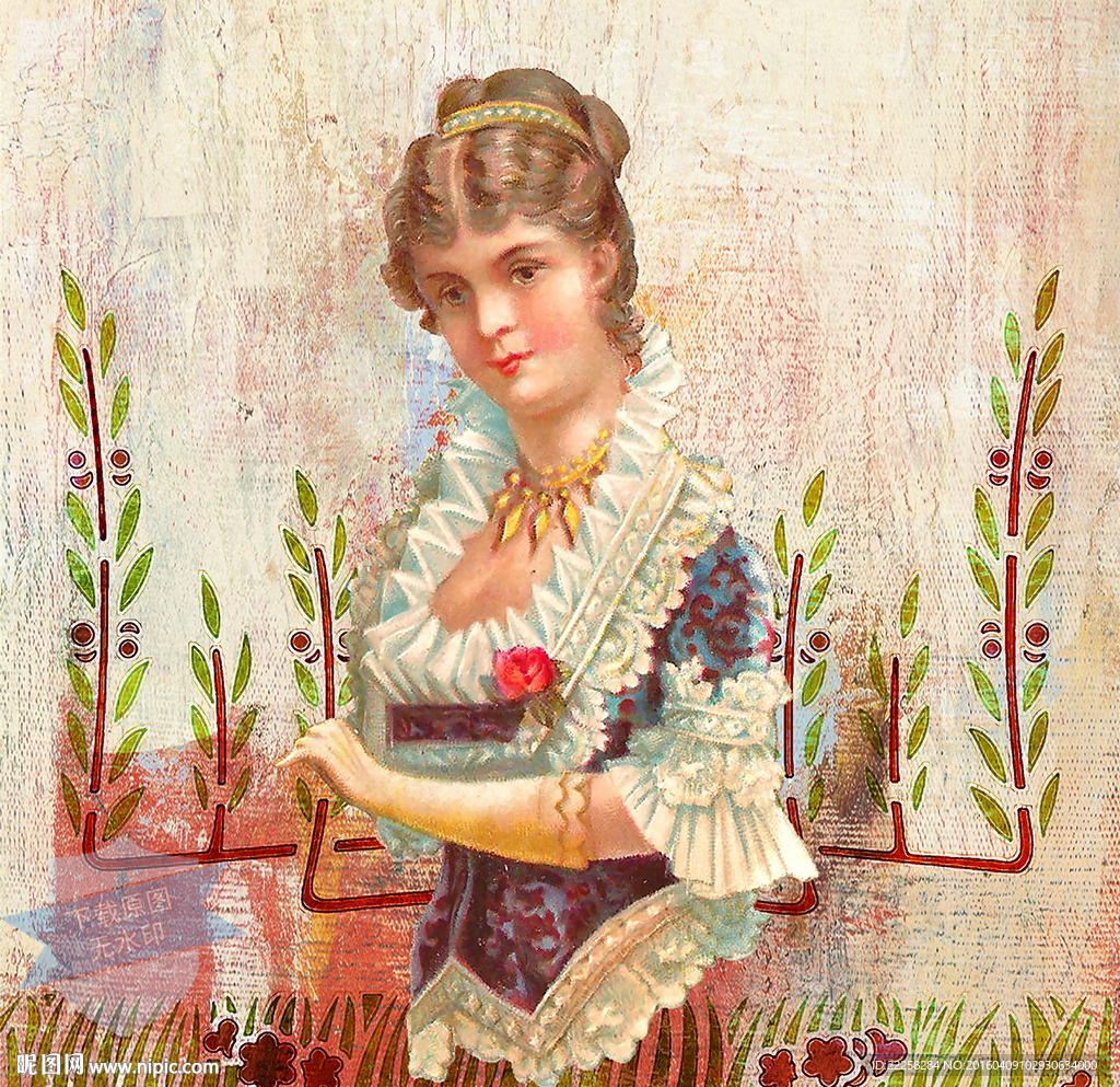 古典风格人物油画