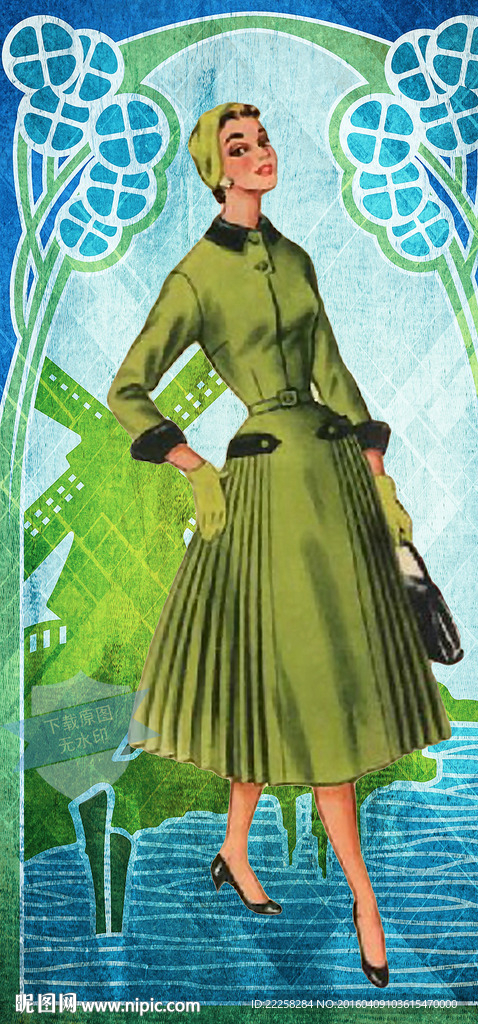 欧洲复古人物油画