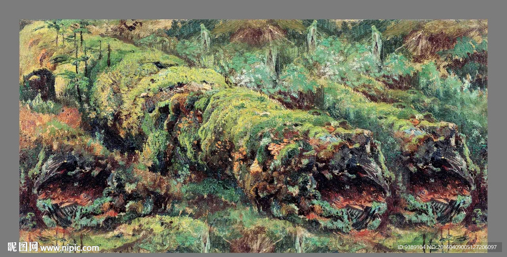 抽象油画