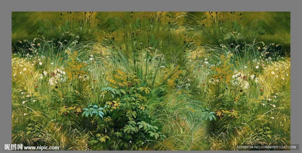 花卉油画