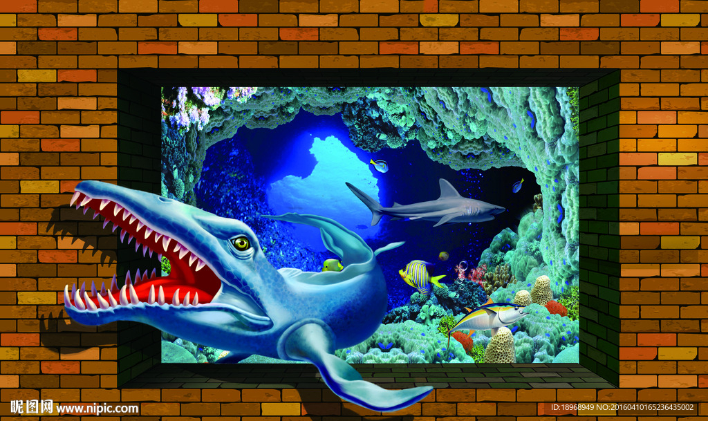 海洋主题3D立体画展