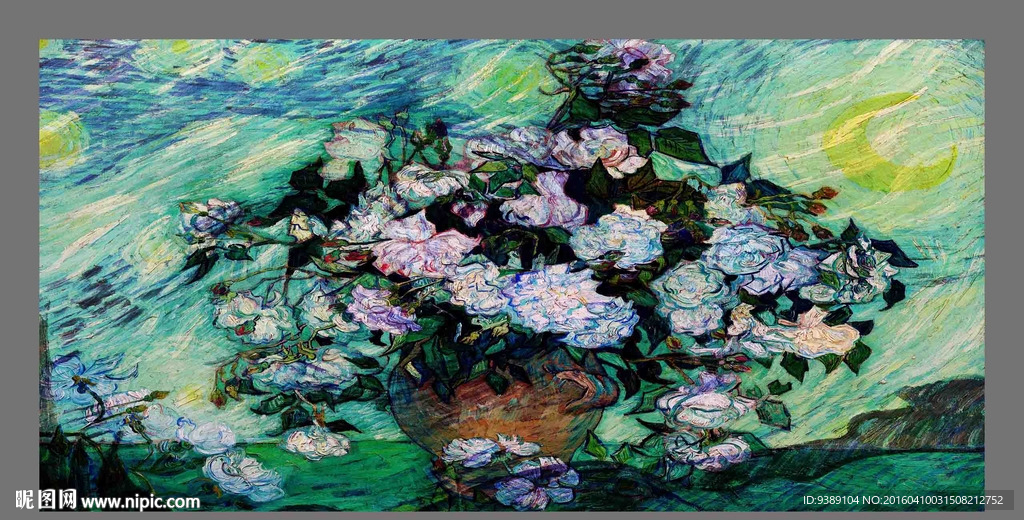 花卉油画