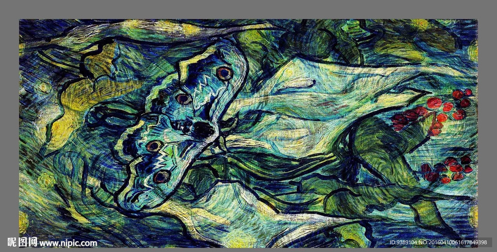 抽象油画