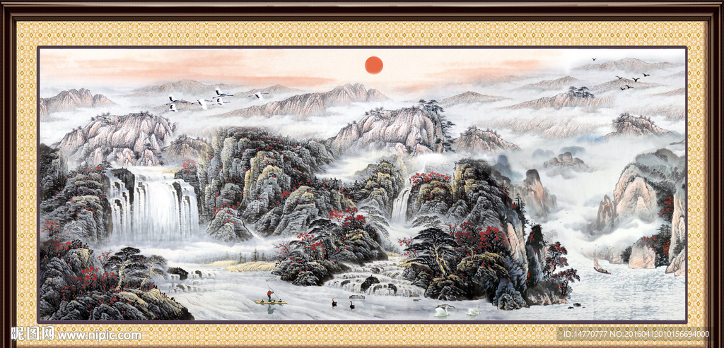 国画山水
