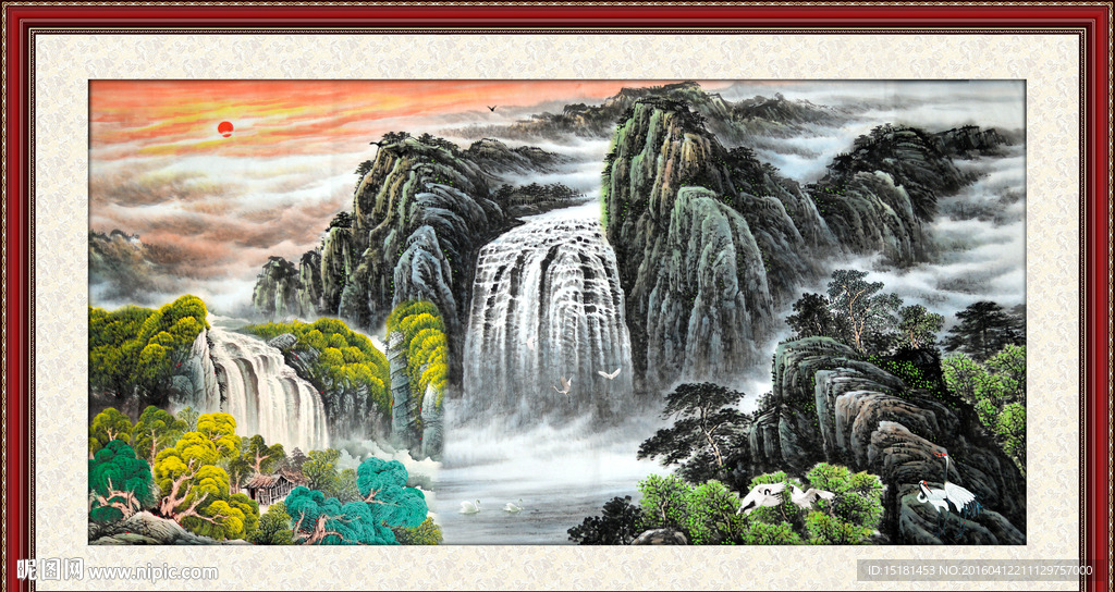 山水国画