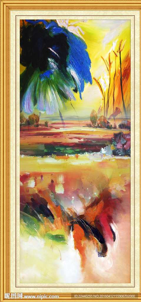 抽象油画