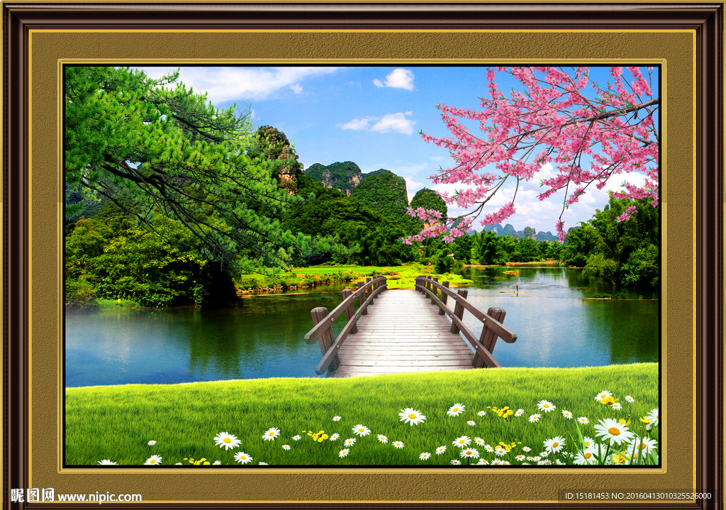 山水风景如画