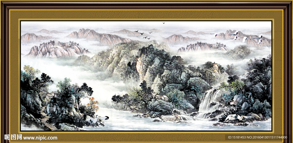 国画山水