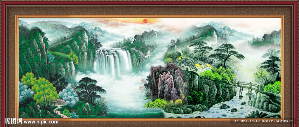 国画山水