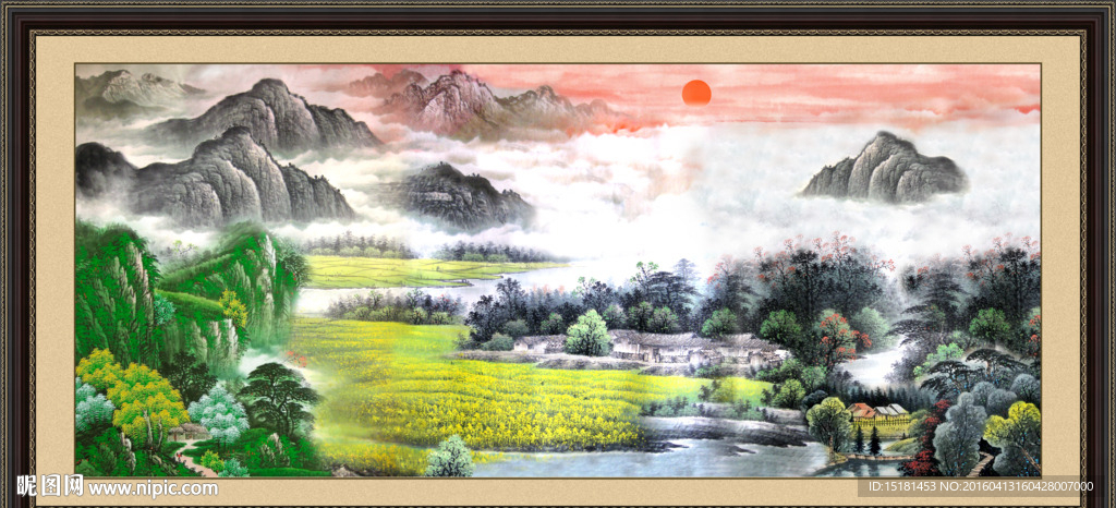 国画山水