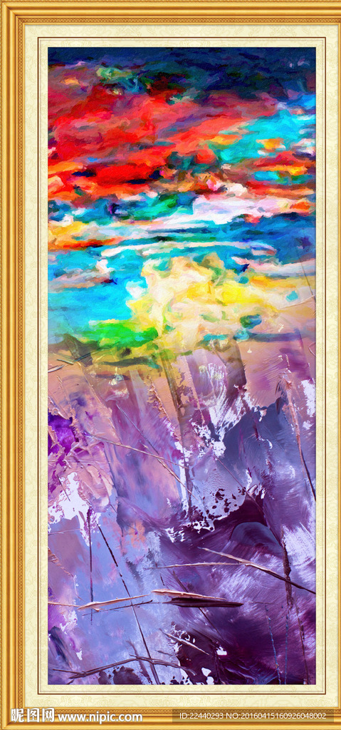 抽象油画