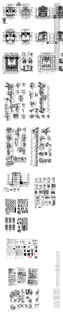 家居楼房建筑施工图