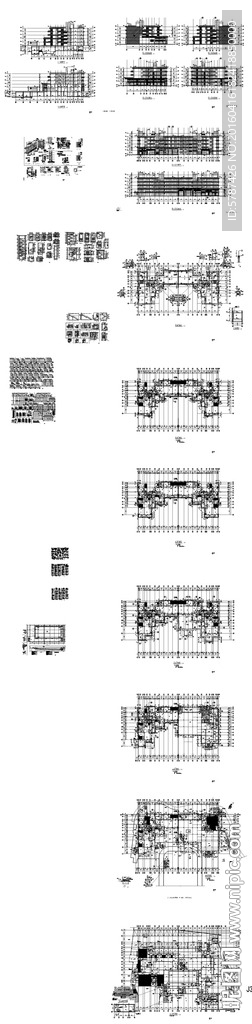 综合楼建筑CAD施工图