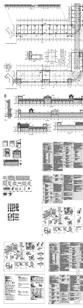 商铺建筑设计施工图