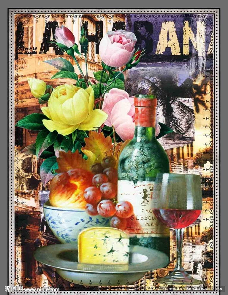 花卉装饰画