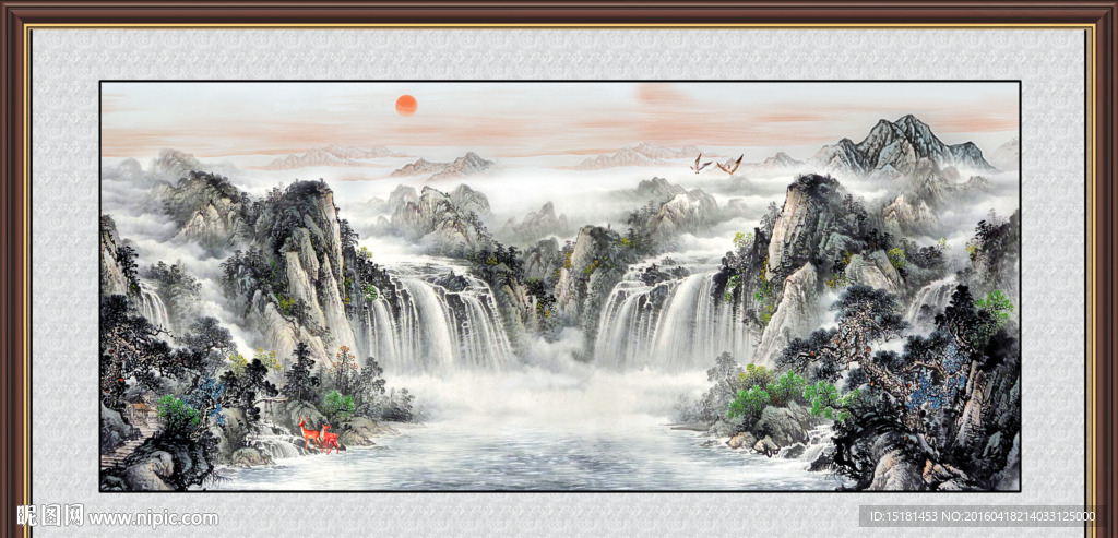 山水国画