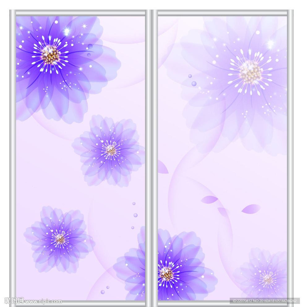 梦幻花纹