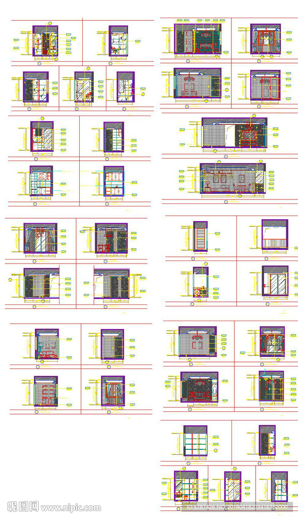家居装饰立面施工图集