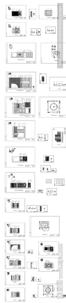 家居施工立面图