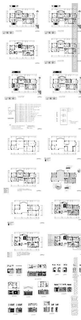 家居装饰设计CAD施工图