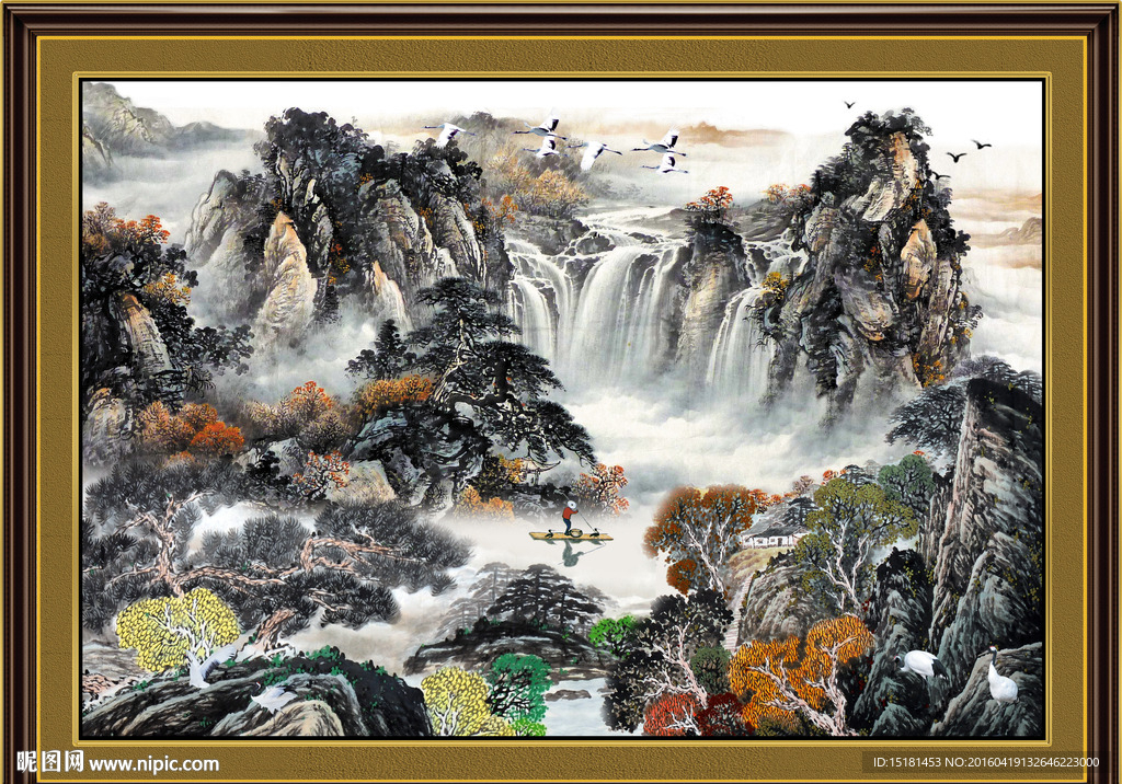 山水风景国画