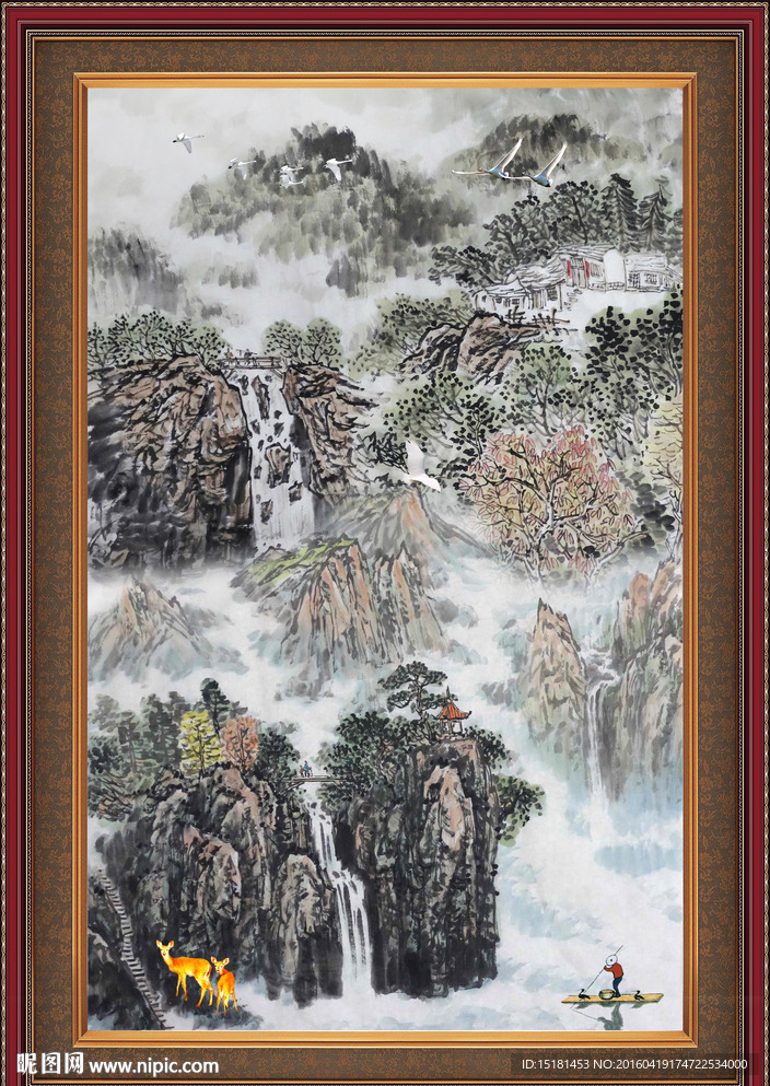 国画山水