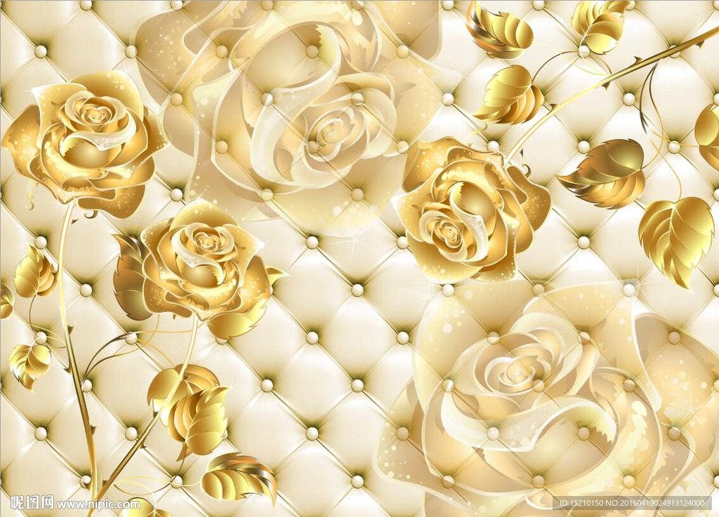3D金玫瑰