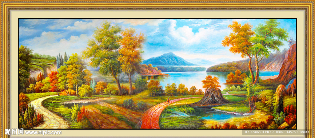 油画风景