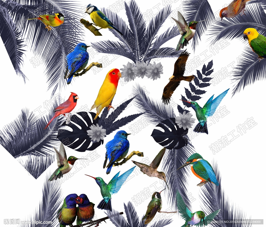 潮流工作室（内含高清分层图）