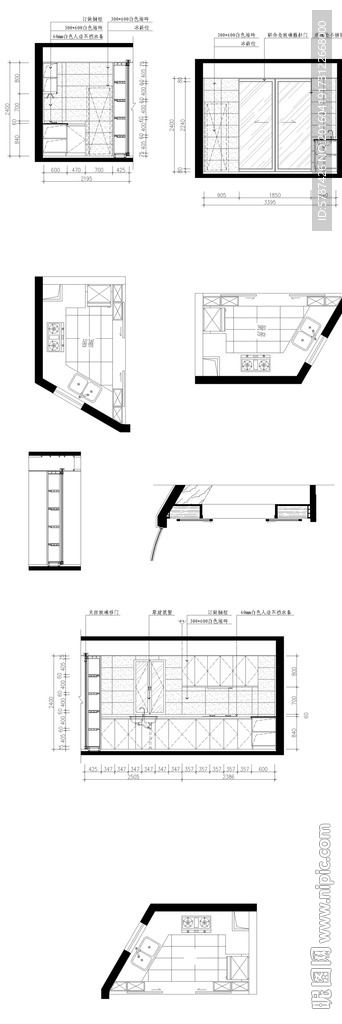 厨房立面施工图