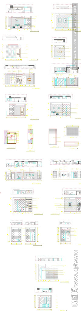 家居设计CAD细 节图