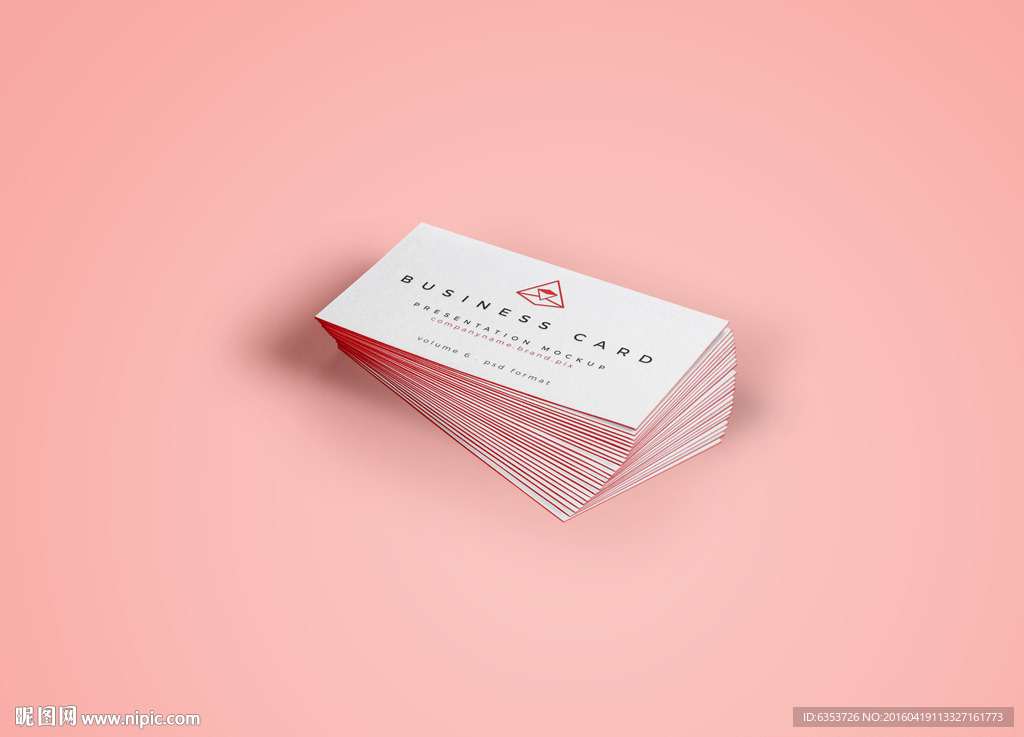 名片展示样机图片