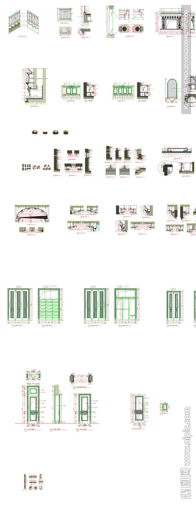 家居立面节点图