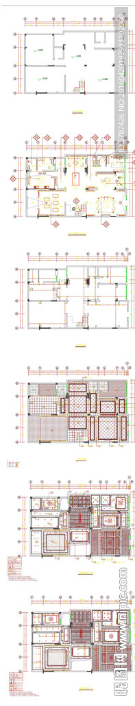 家居装饰设计CAD平面图