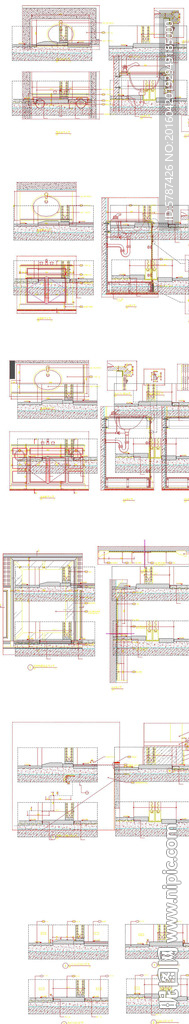 室内卫生间施工图