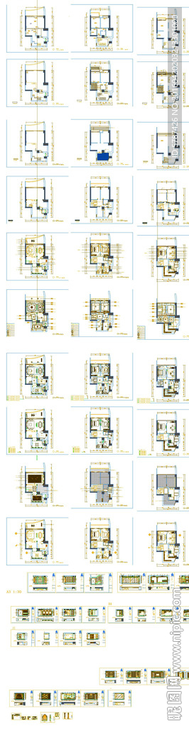 家居CAD全套施工图