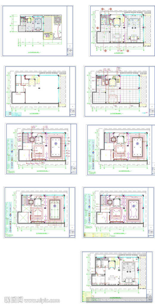 家居户型CAD平面图