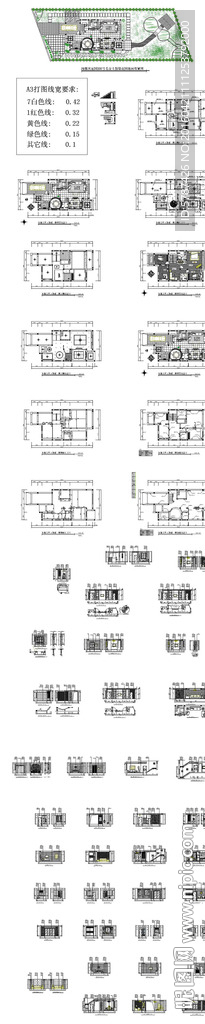 别墅施全套施工图