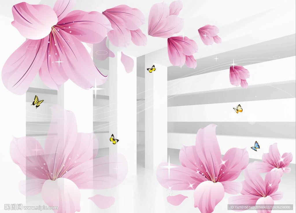 3D空间梦幻花