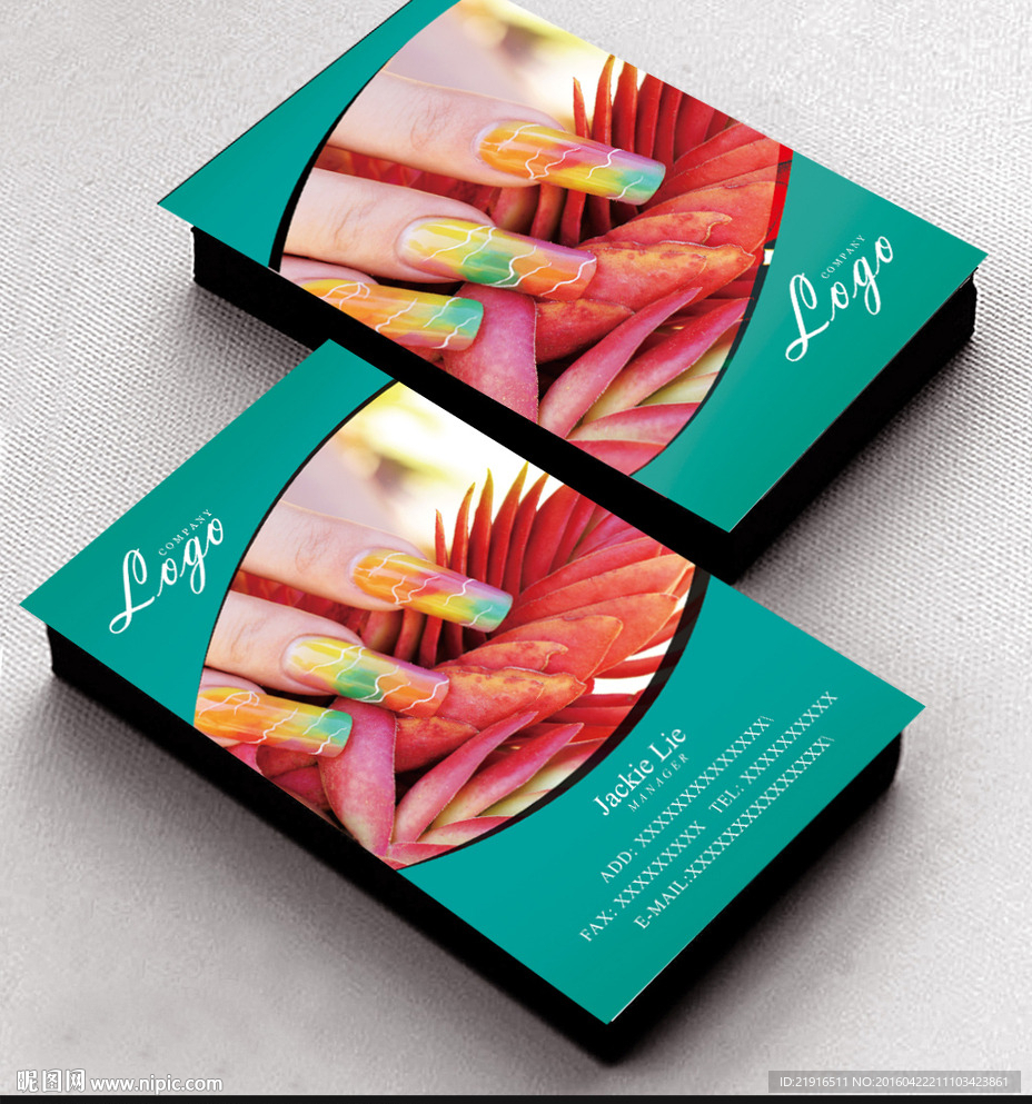 美甲名片