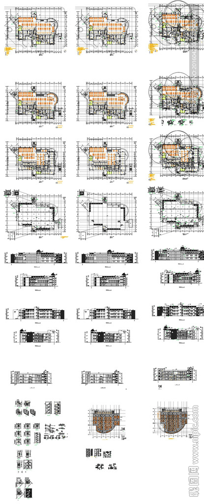 学校食堂建筑施工图