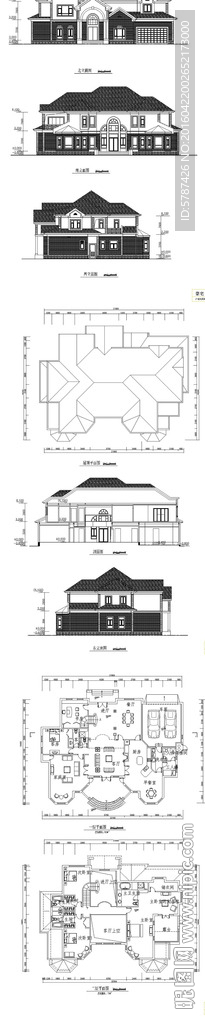 别墅建筑设计图
