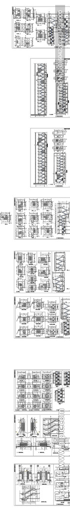 住宅建筑楼梯剖面图