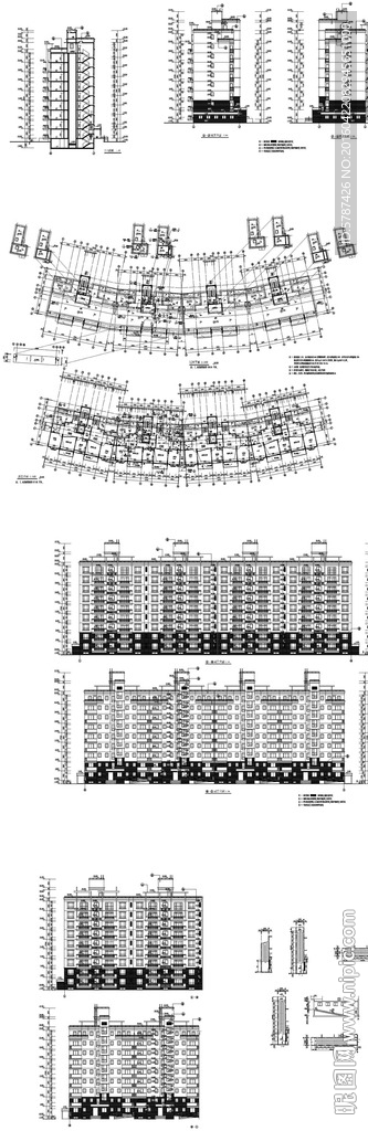 住宅建筑楼设计施工图