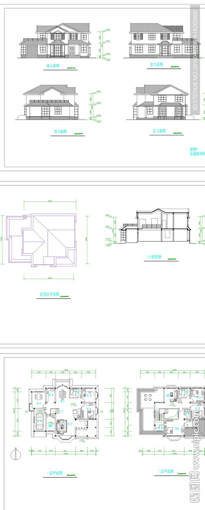 别墅CAD建筑图